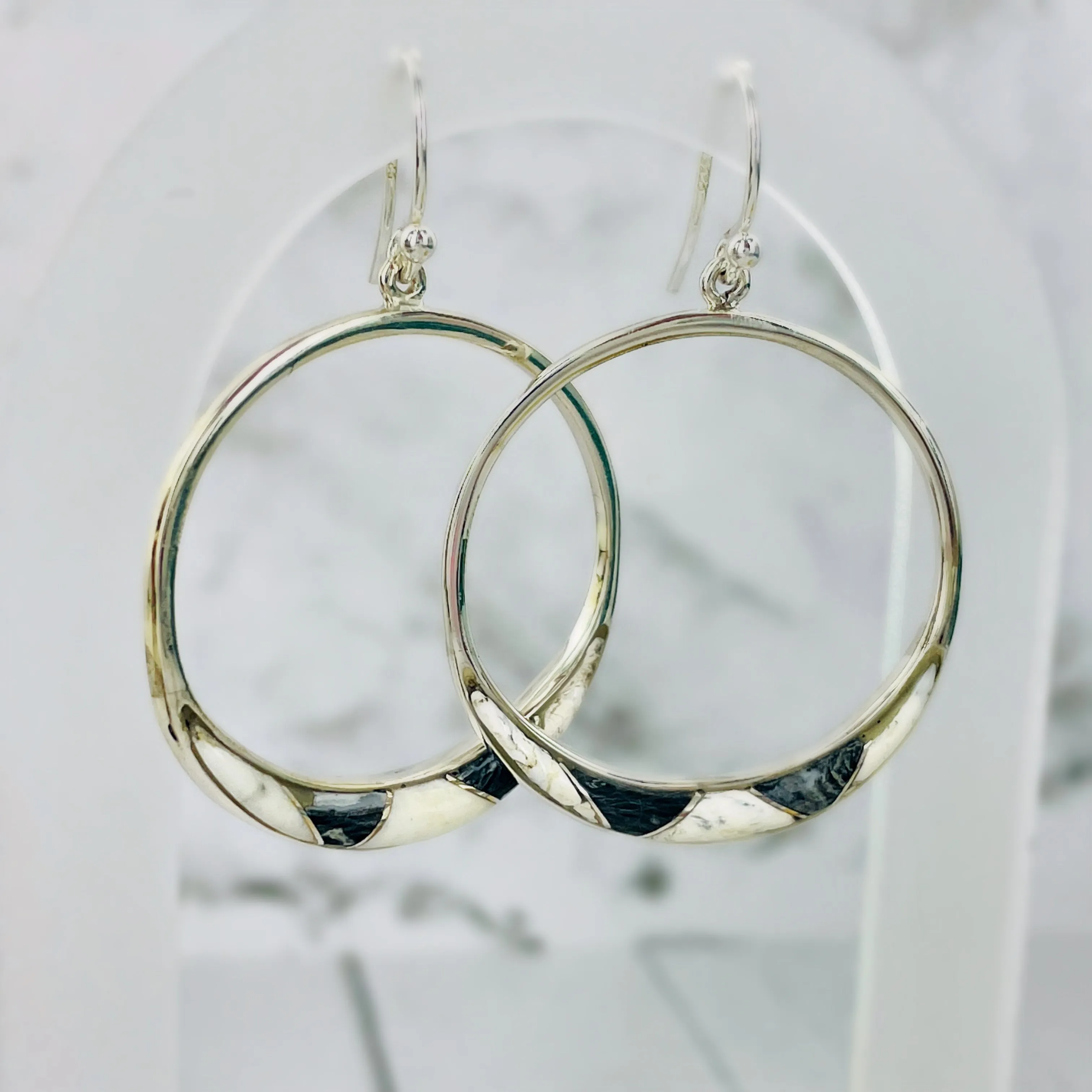 Hennessey {white buffalo} Earrings