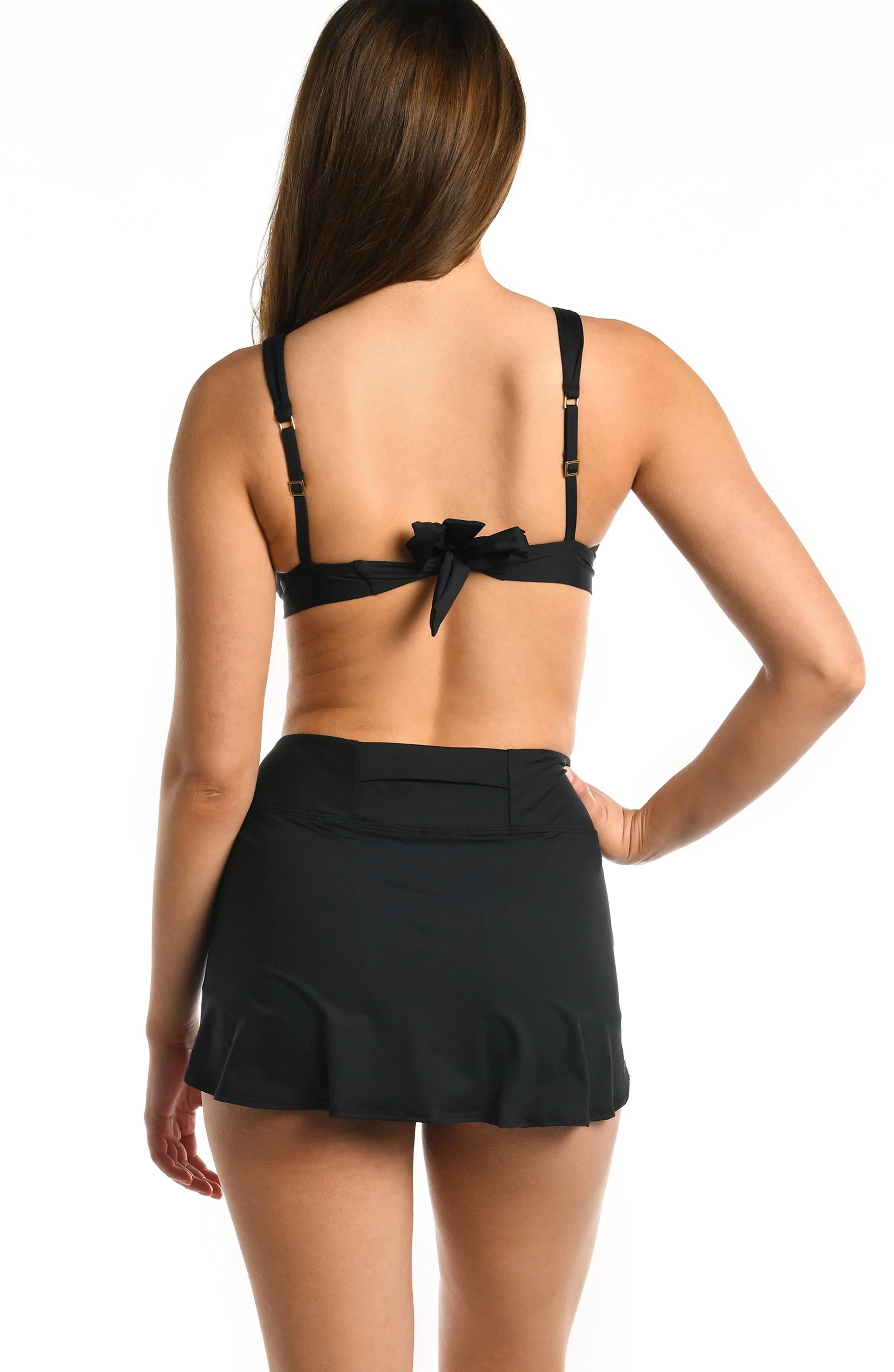 Island Goddess Skort Bottom - Black