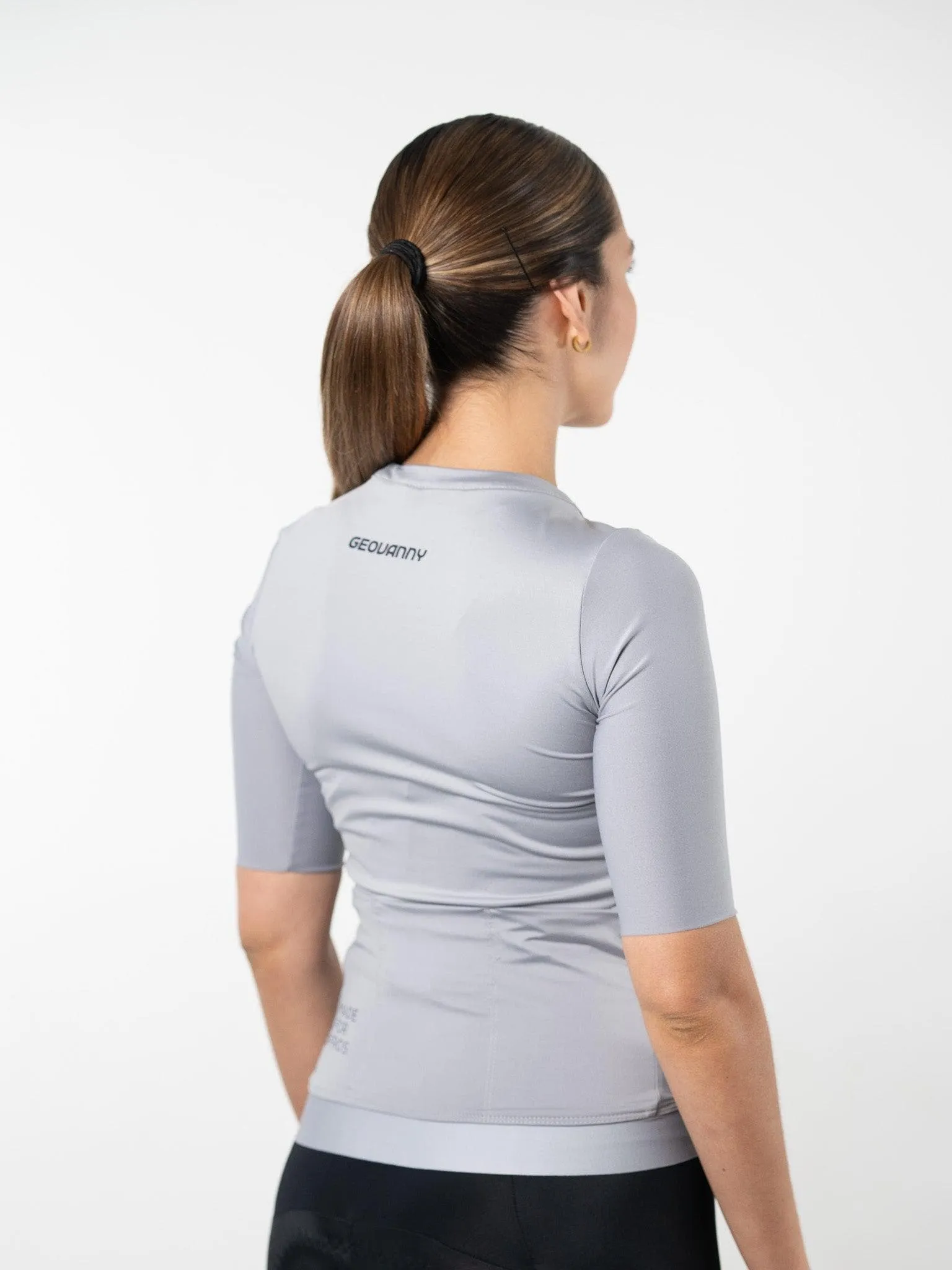 Jersey Velo core UNISEX GRIS CLARO