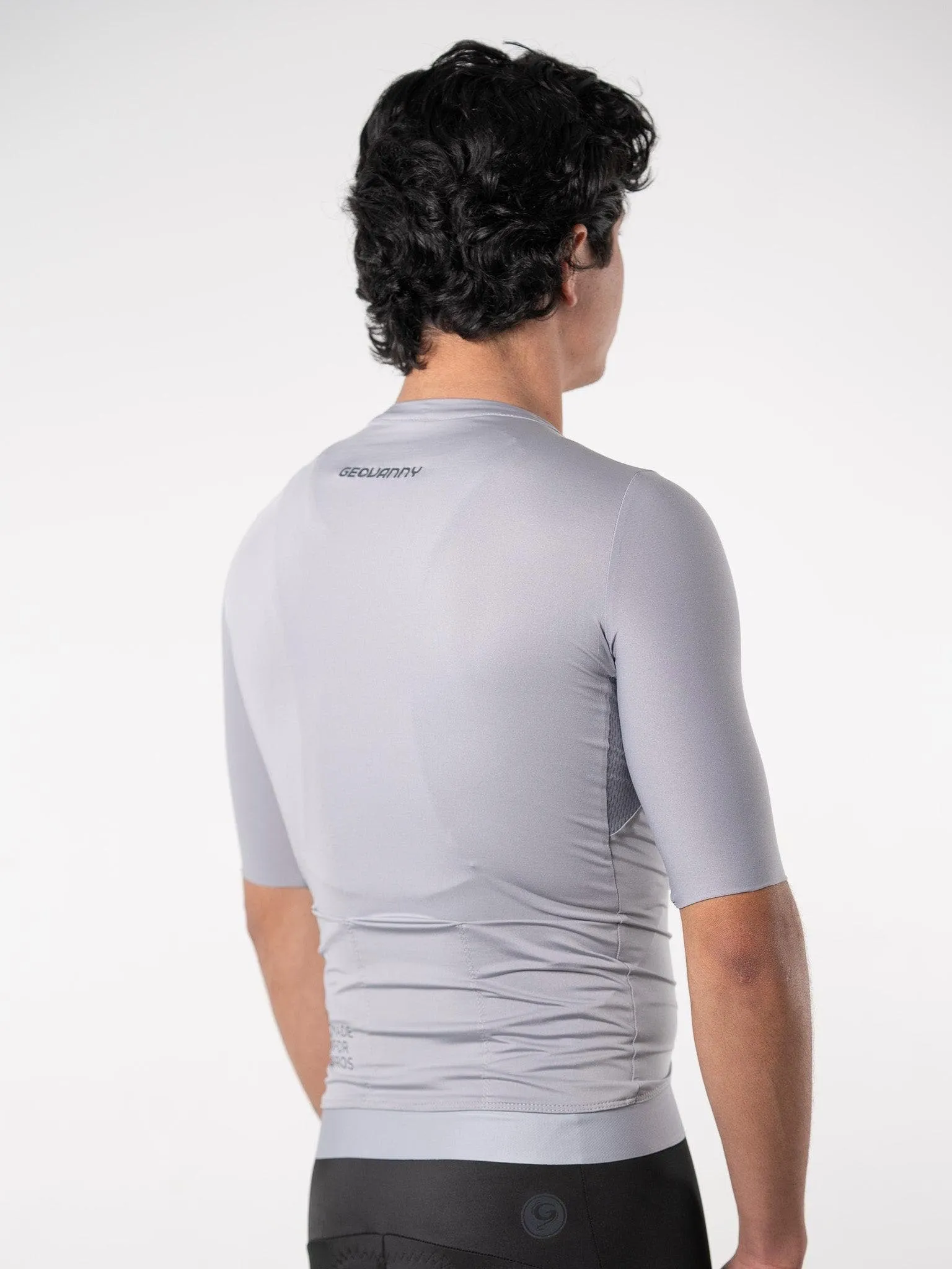 Jersey Velo core UNISEX GRIS CLARO