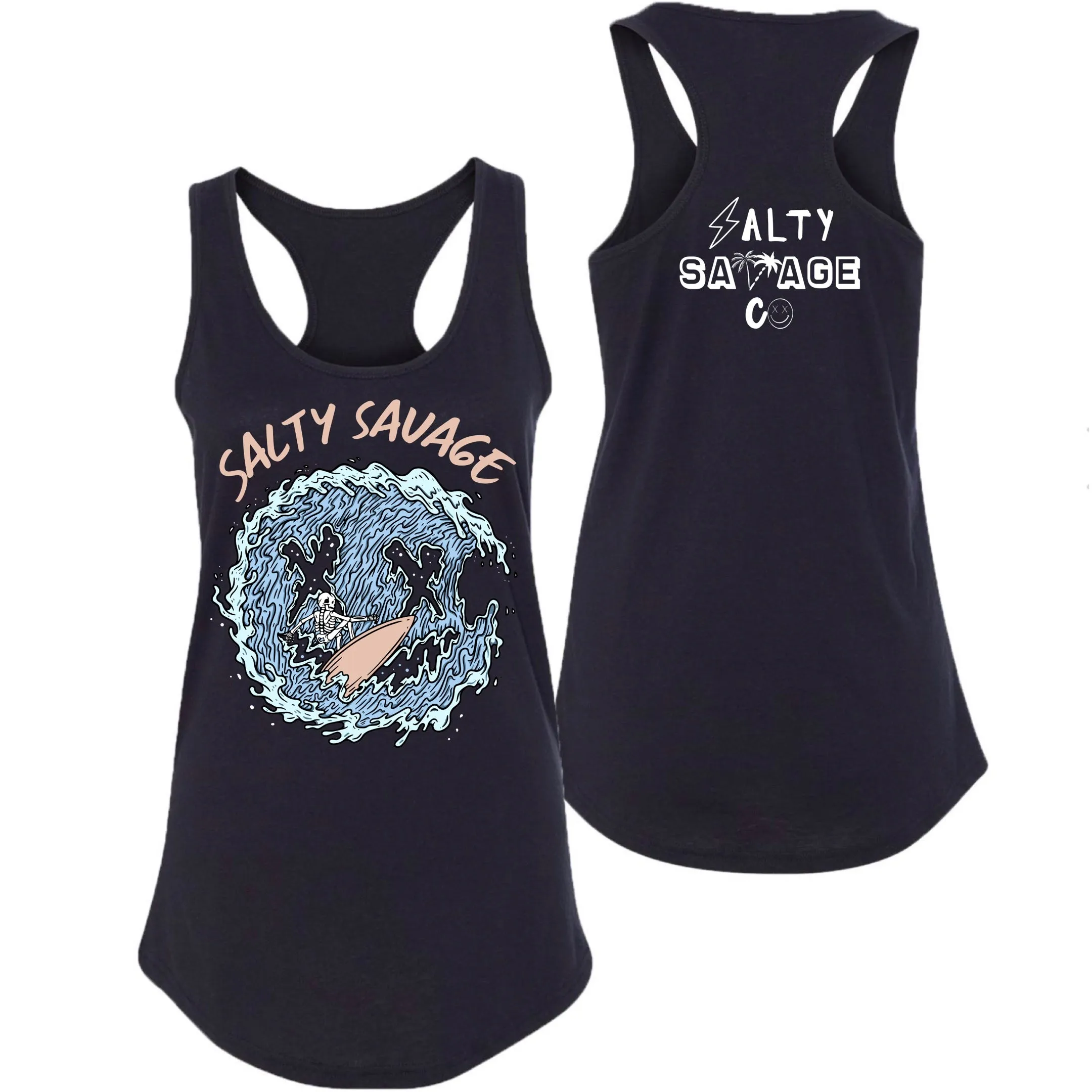 Ladies "Surfs Up" Racerback Tank