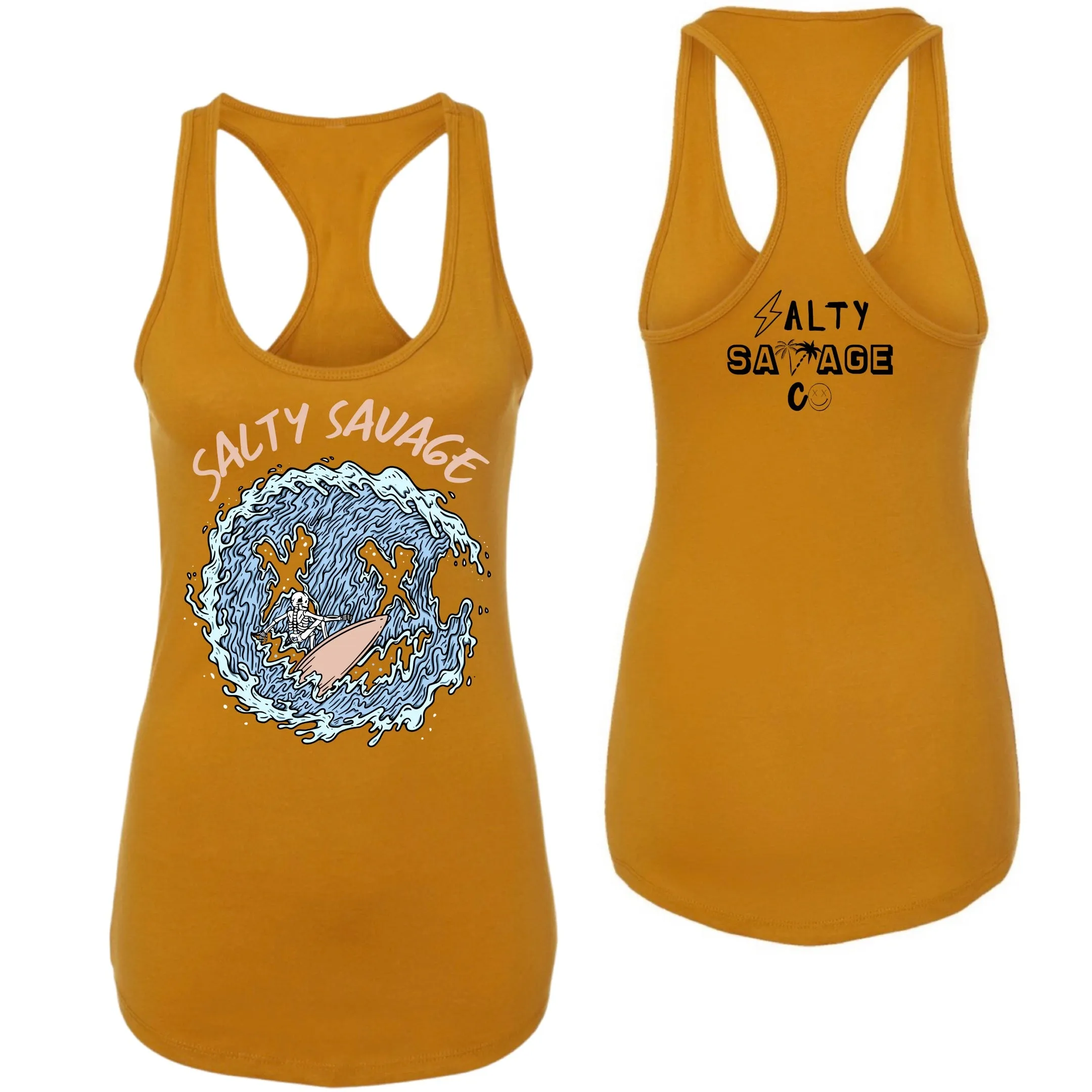 Ladies "Surfs Up" Racerback Tank