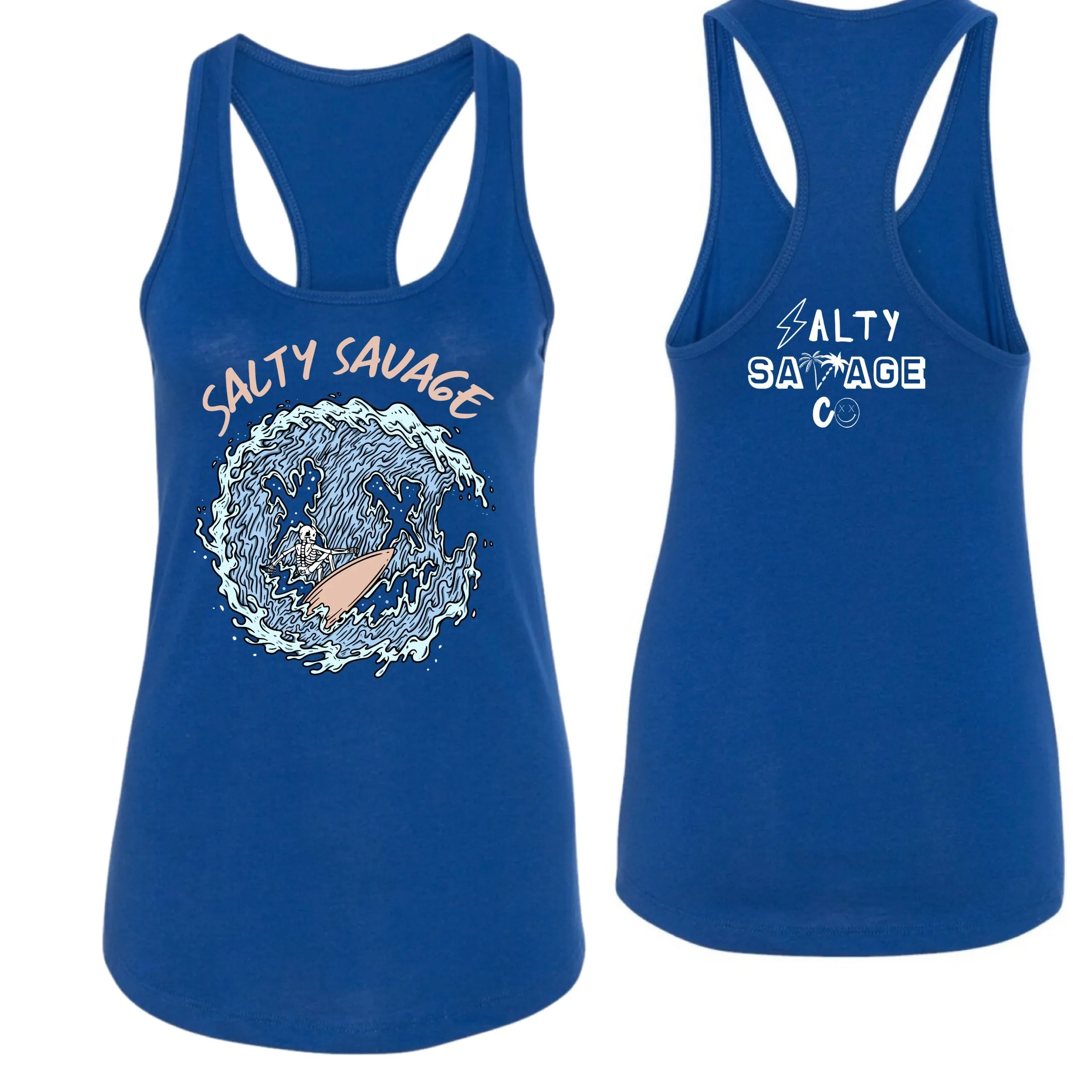 Ladies "Surfs Up" Racerback Tank