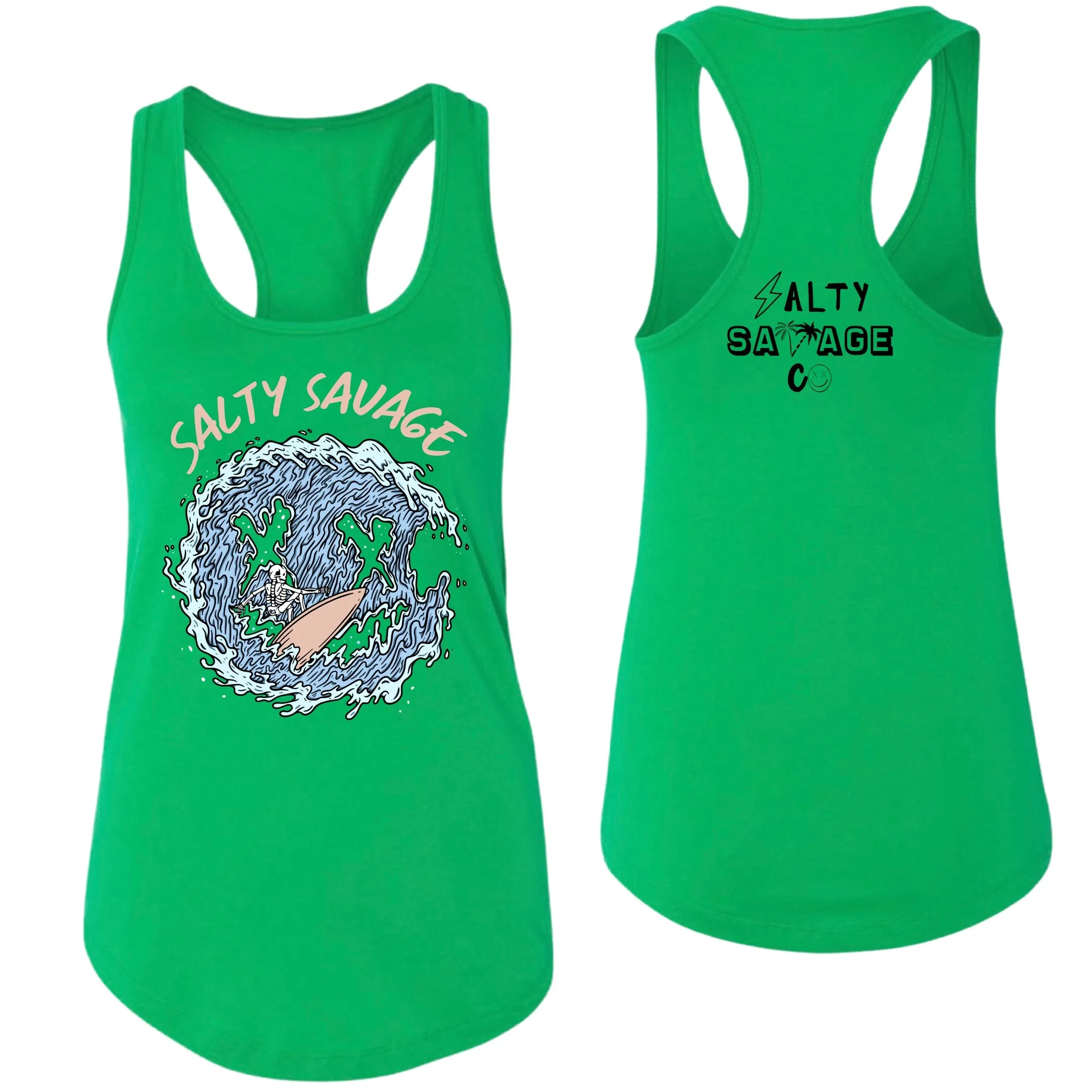 Ladies "Surfs Up" Racerback Tank