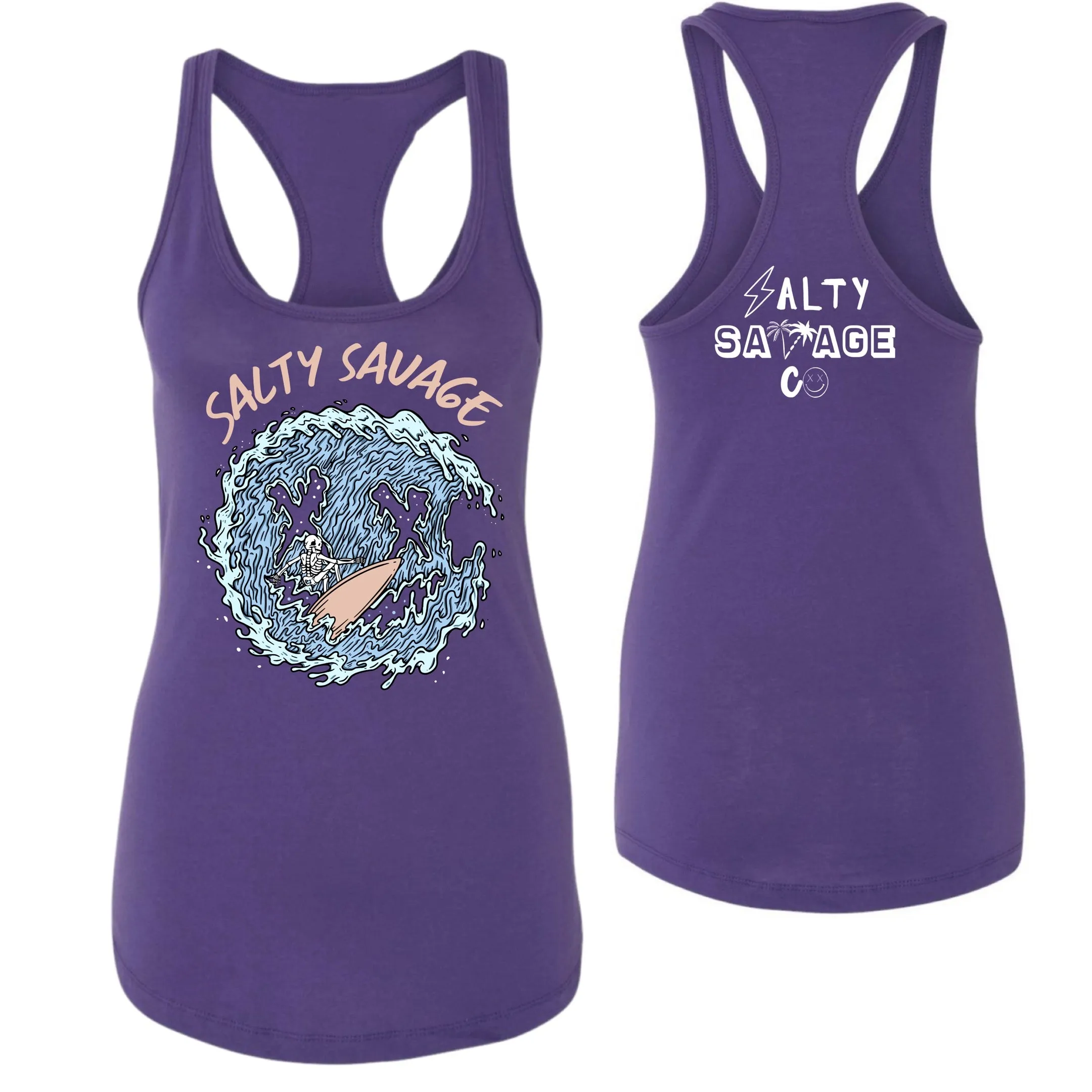 Ladies "Surfs Up" Racerback Tank