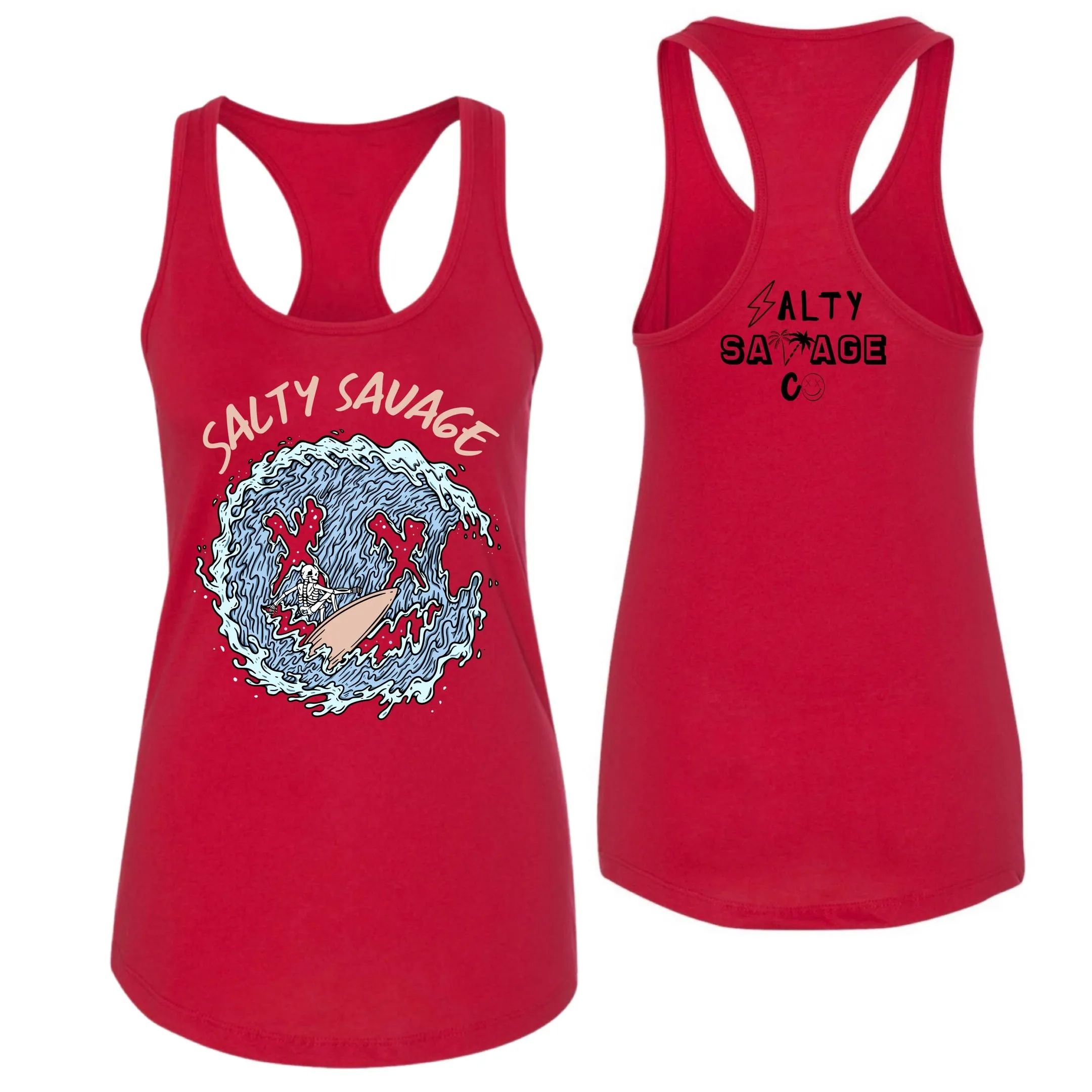 Ladies "Surfs Up" Racerback Tank