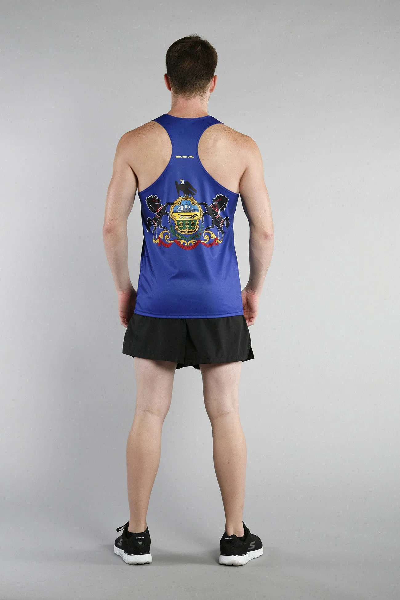 Men's Printed Singlet- Pennsylvania