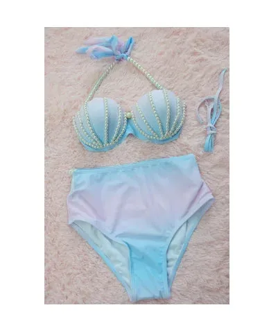 Mermaid Fantasy Deluxe Perlen Meerjungfrau Bikini Set