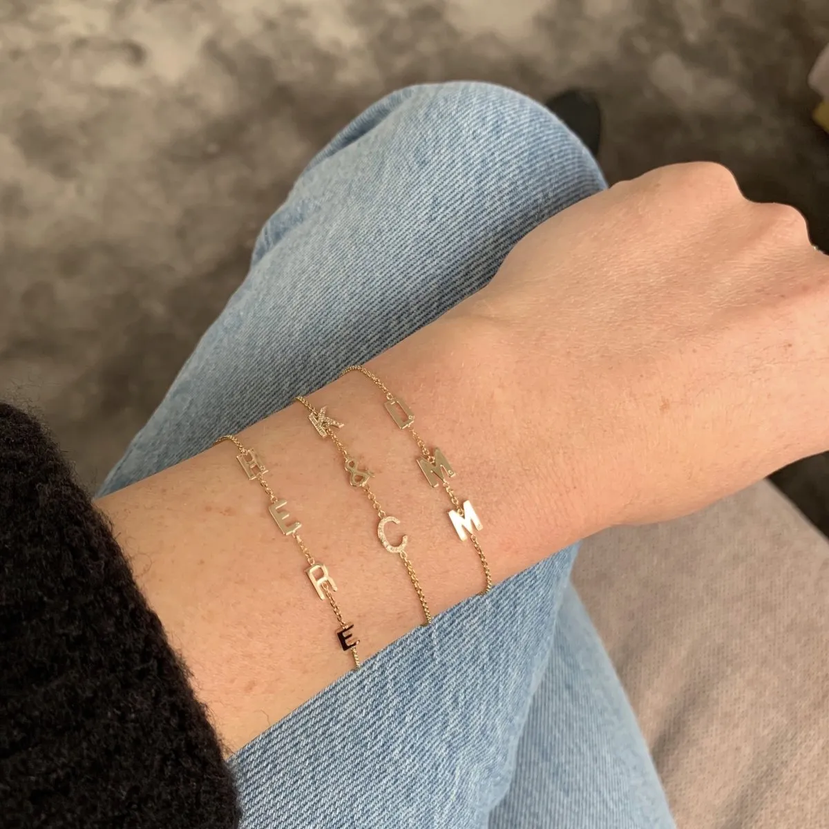 Mini Letter Bracelet