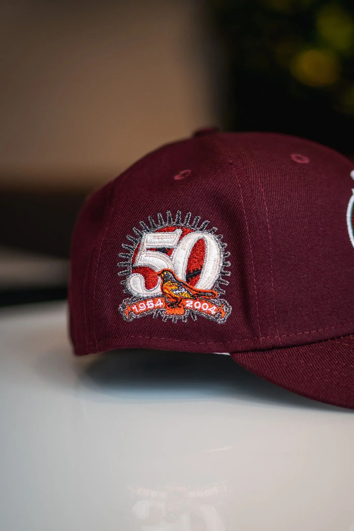 New Era Baltimore Orioles 50th Anniversary Good Grey UV (Burgundy)