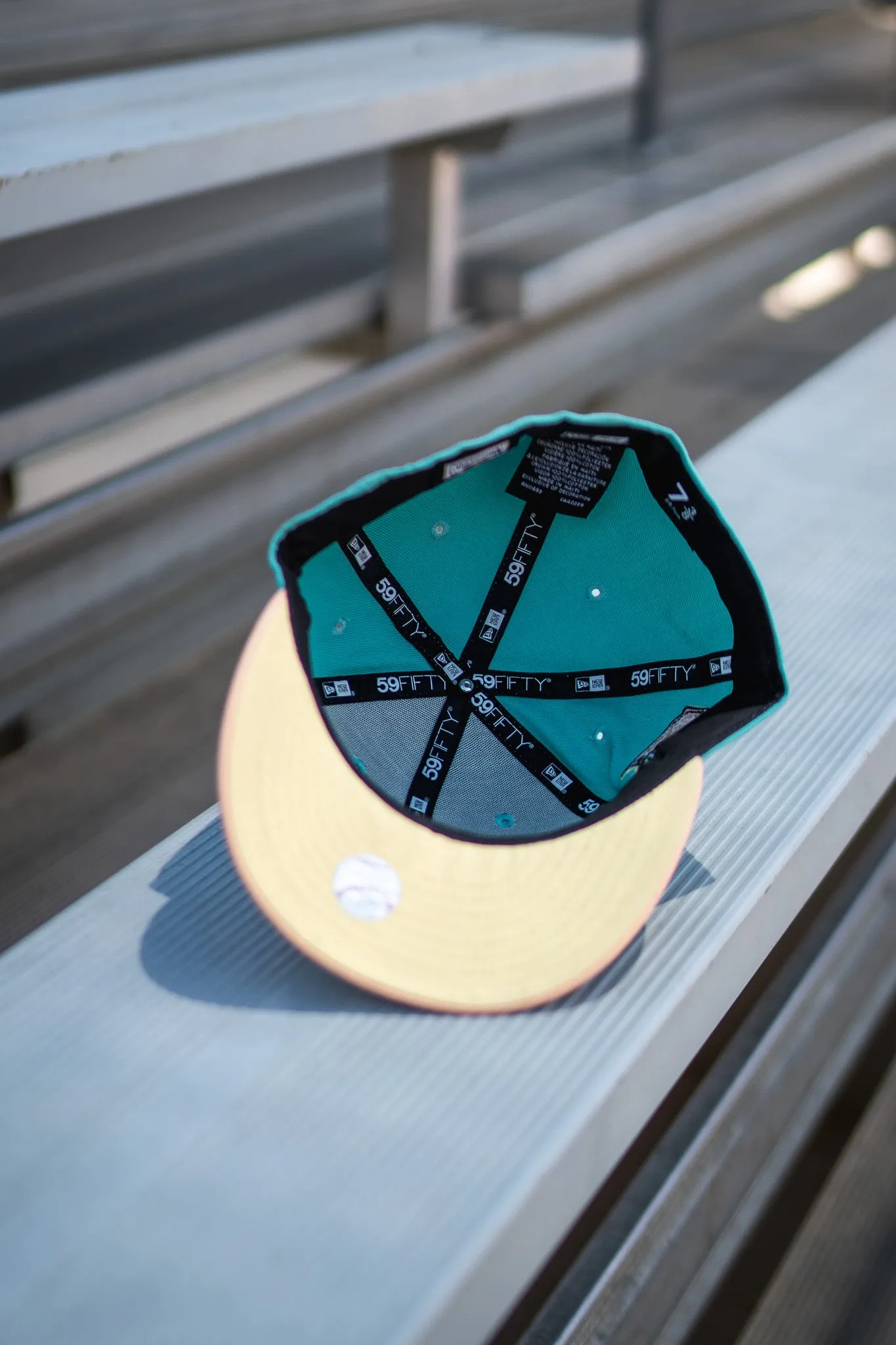 New Era Florida Marlins 10th Anniversary Soft Yellow UV (Teal/Blush)