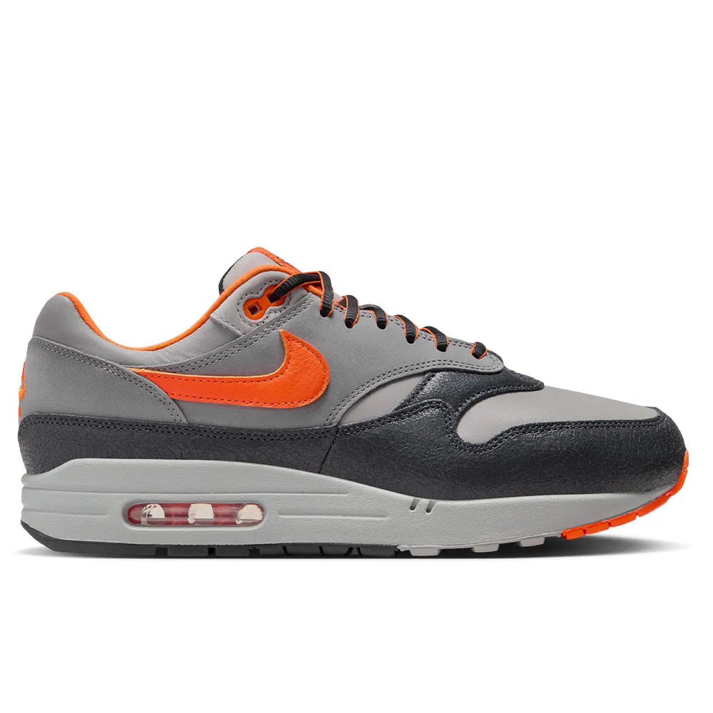 Nike x HUF Air Max 1 'Brilliant Orange' - Anthracite/Brilliant Orange/Medium Grey