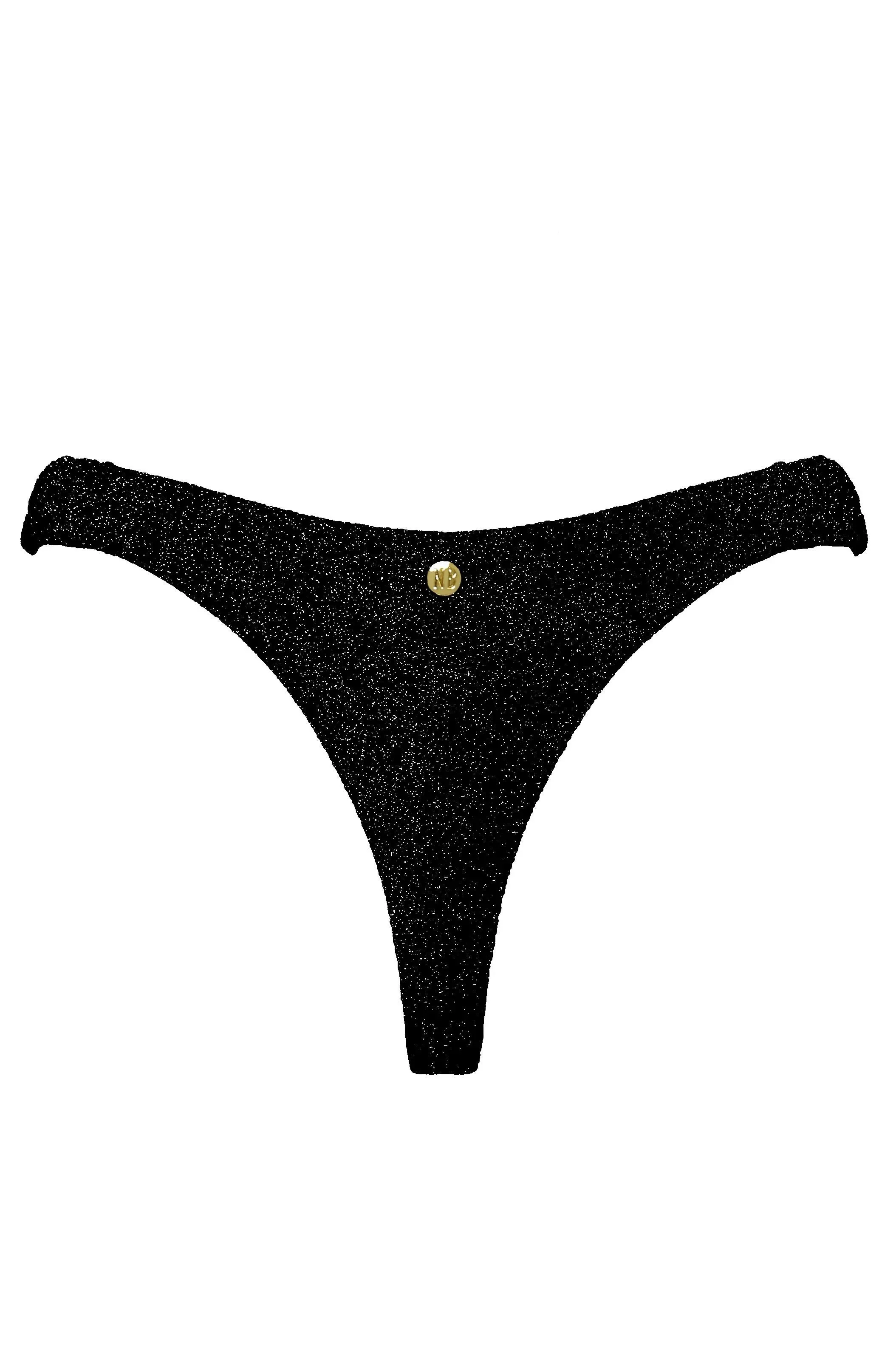 Nookie Dynasty Scrunchie Thong - Black