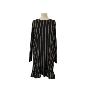 Papaya Black & Gold Striped Long Tunic | Gently Used |