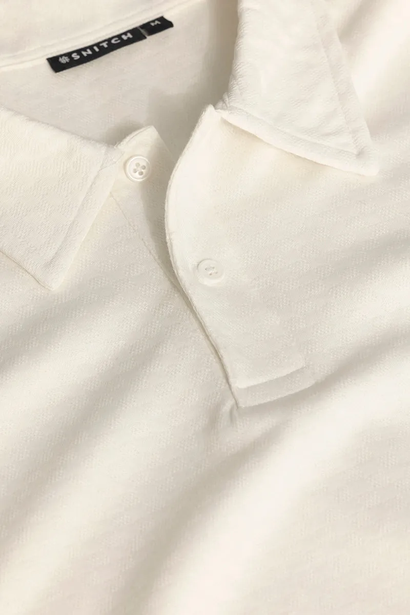 Pixicle White Polo T-Shirt