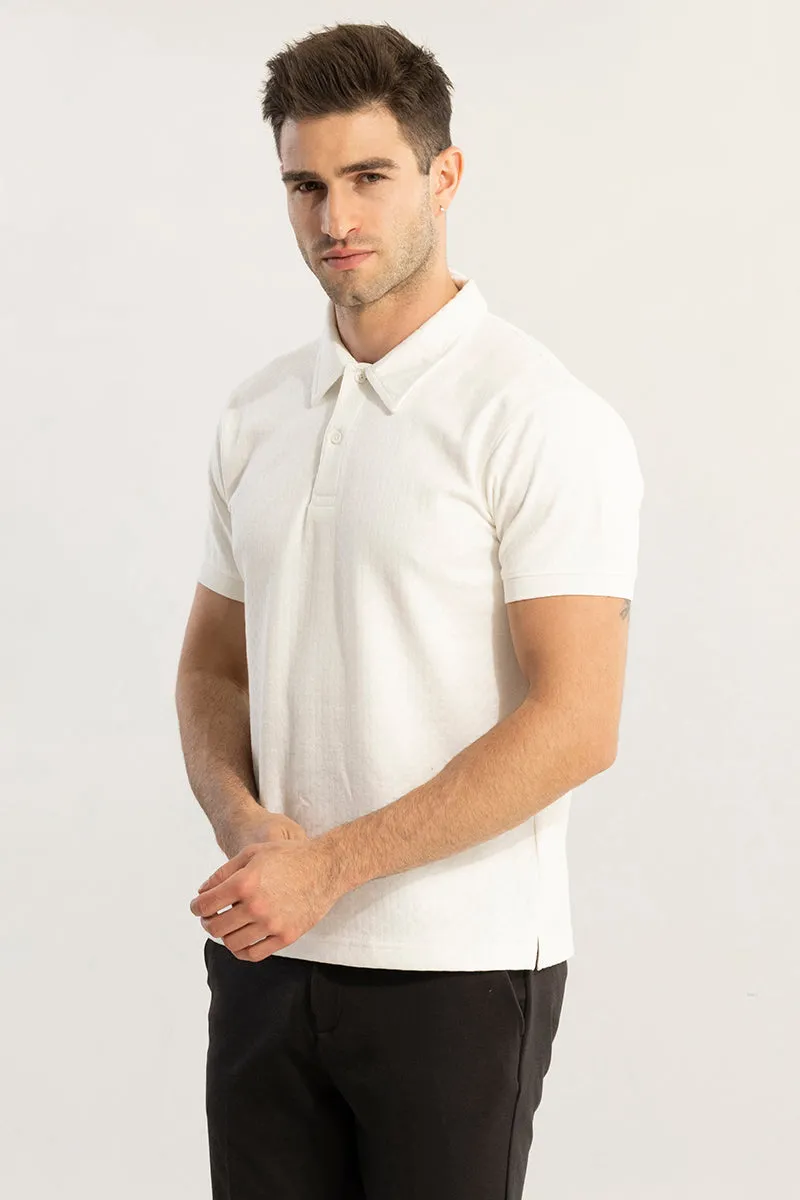 Pixicle White Polo T-Shirt