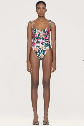 RBANO ROCIO EMBROIDERED ONE-PIECE SWIMSUIT