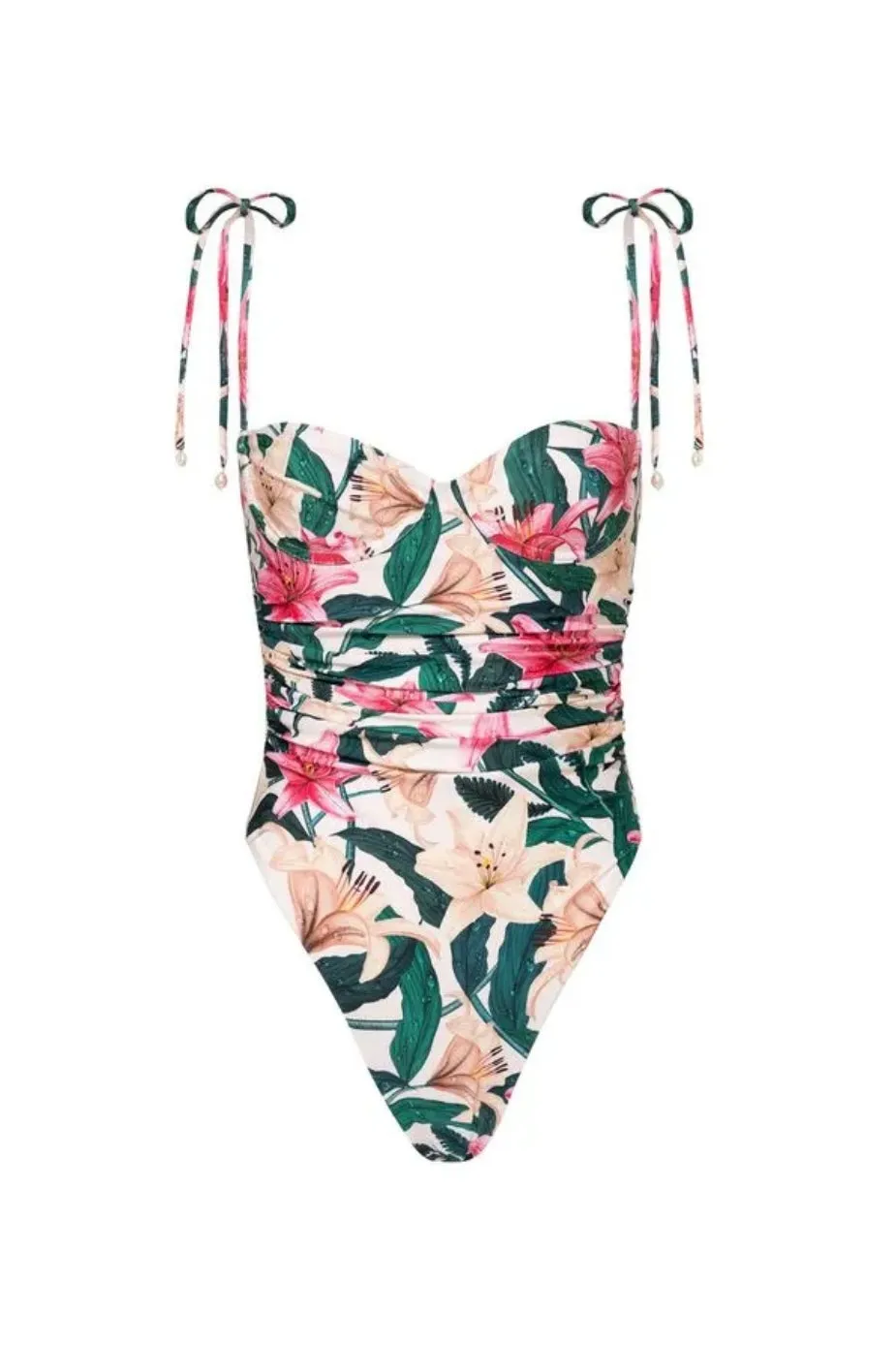 RBANO ROCIO EMBROIDERED ONE-PIECE SWIMSUIT