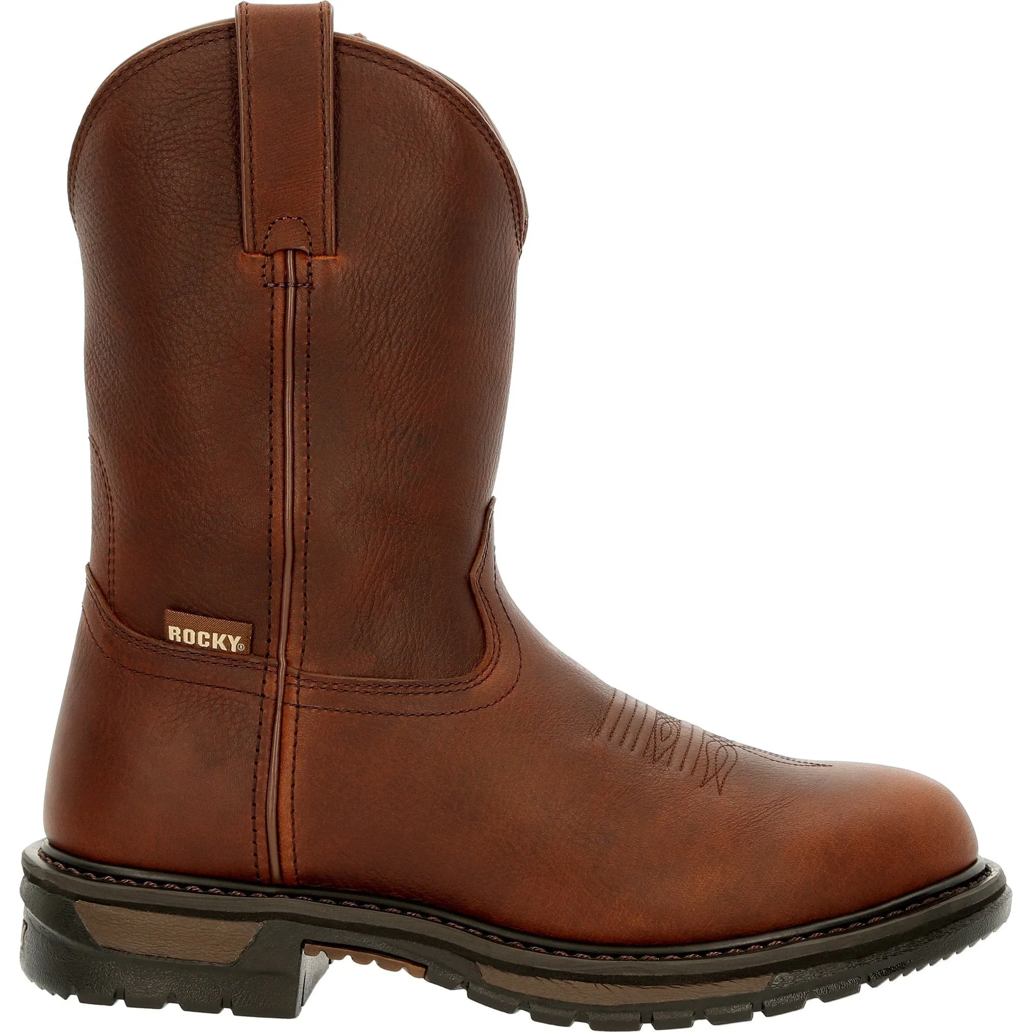 Rocky Men's Original Ride FLX Unlined 10" Western Work Boot- RKW0349