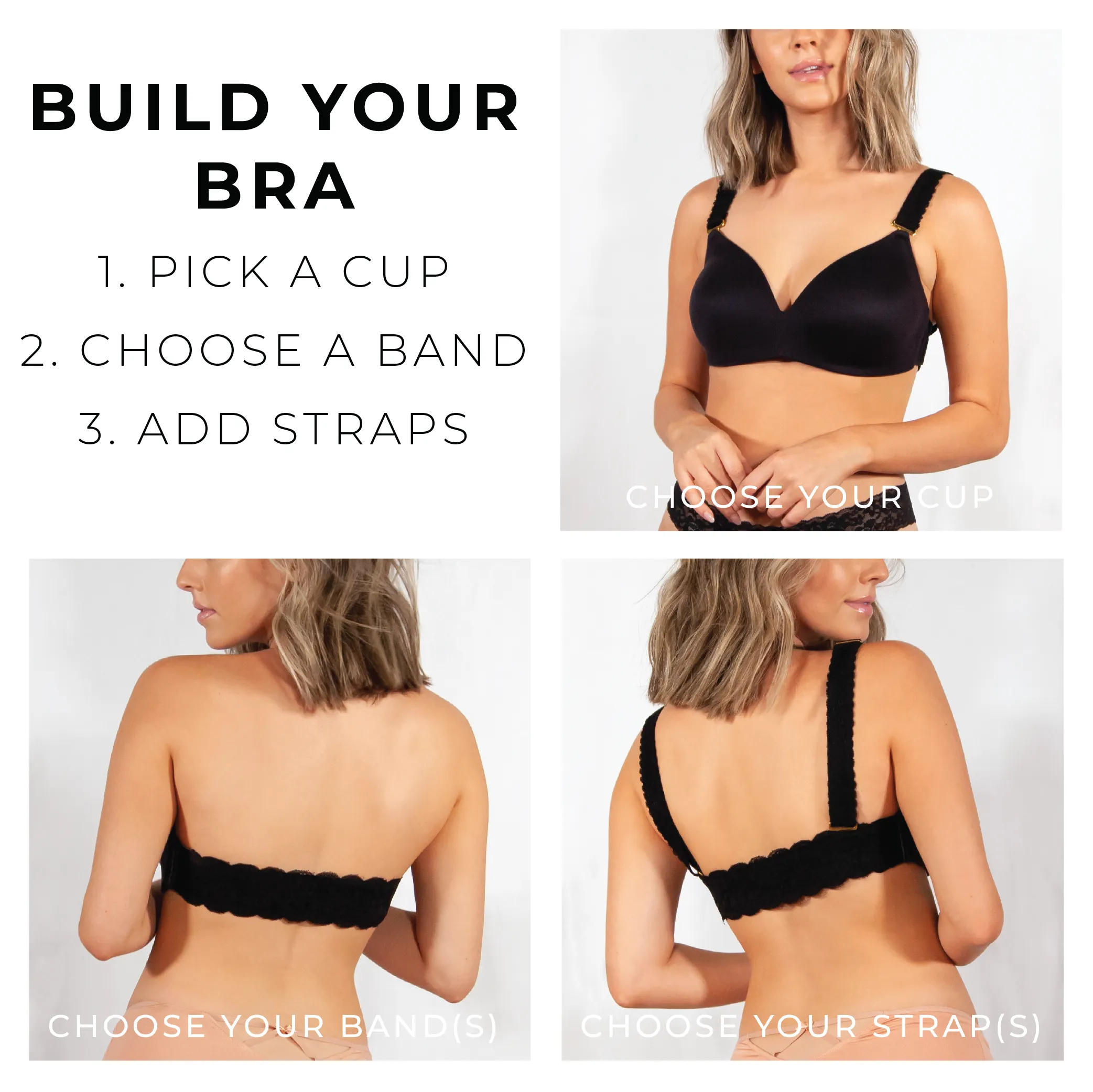 Rosanna Wireless Bra Cup   Shoulder Straps