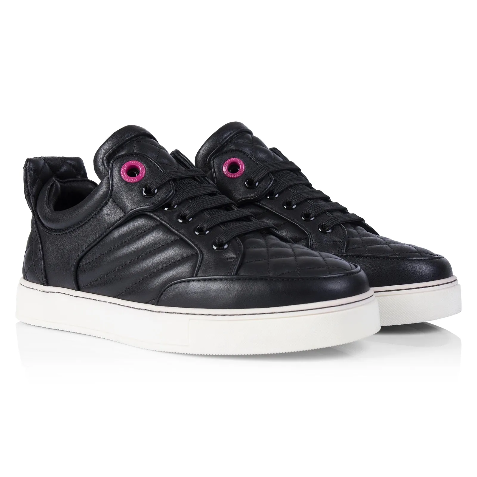 Royaums Saint Stitched Low Black