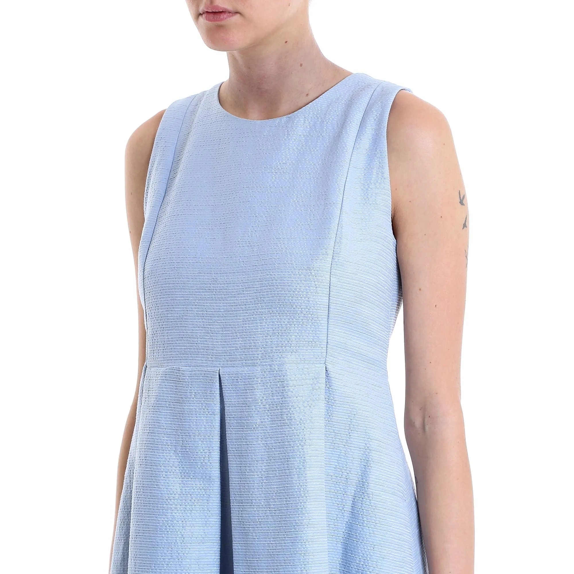 'S Max Mara Pleated Sleeveless Dress