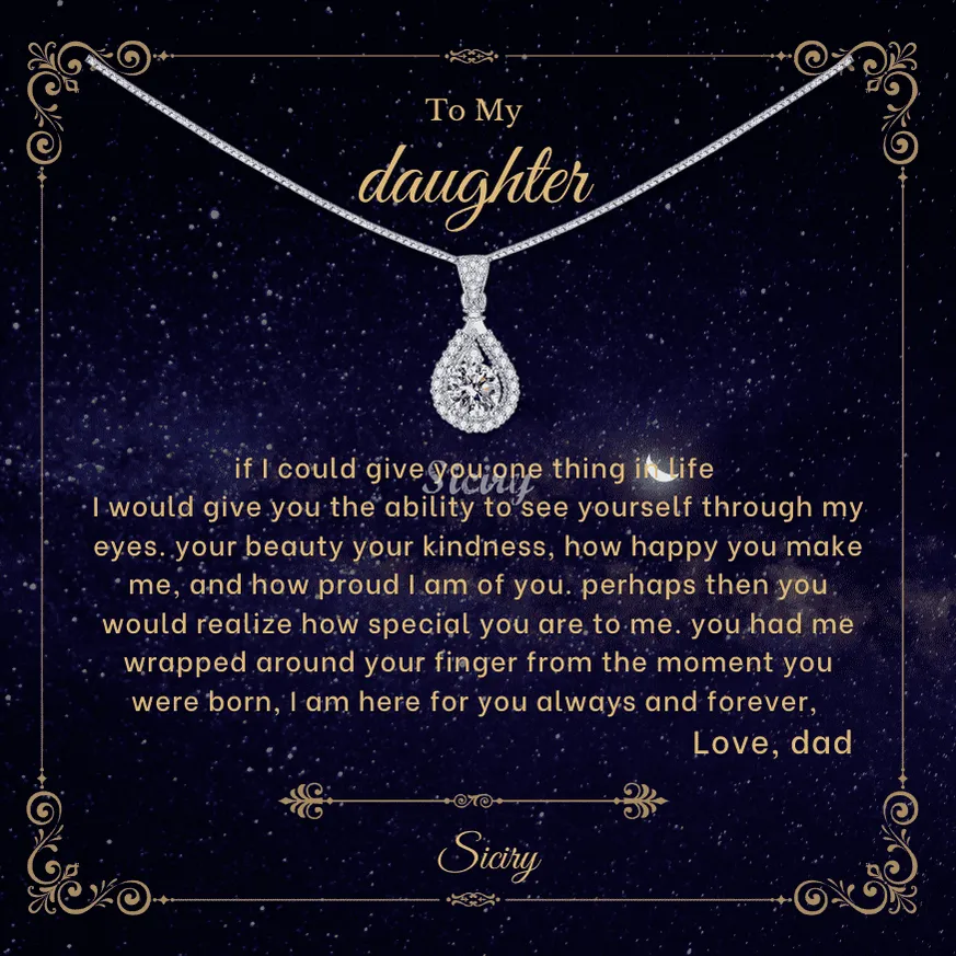 Siciry Father To Daughter Gift