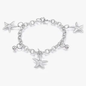 Stainless Steel Starfish Bracelet