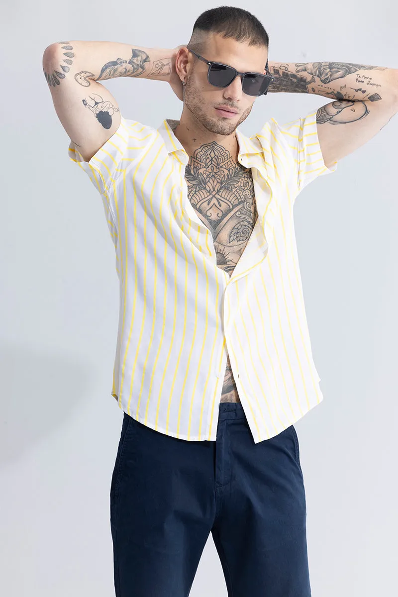 Stripe Vibe Yellow Shirt