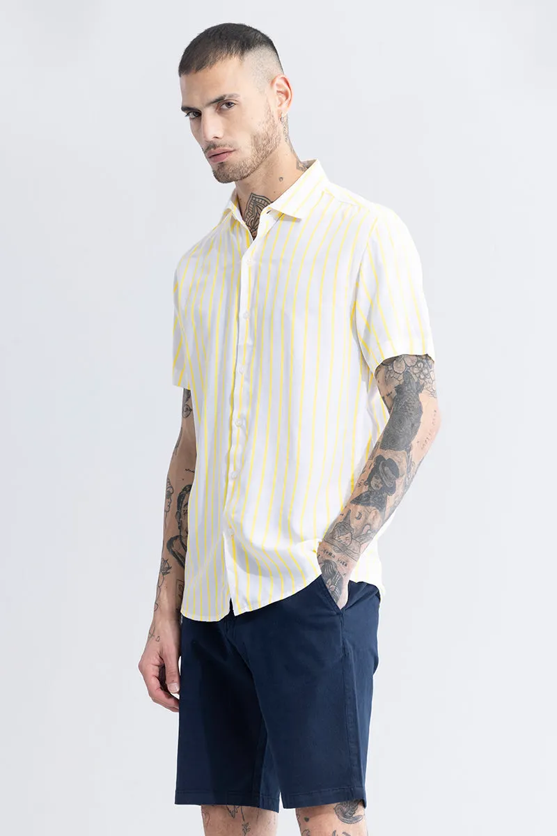 Stripe Vibe Yellow Shirt