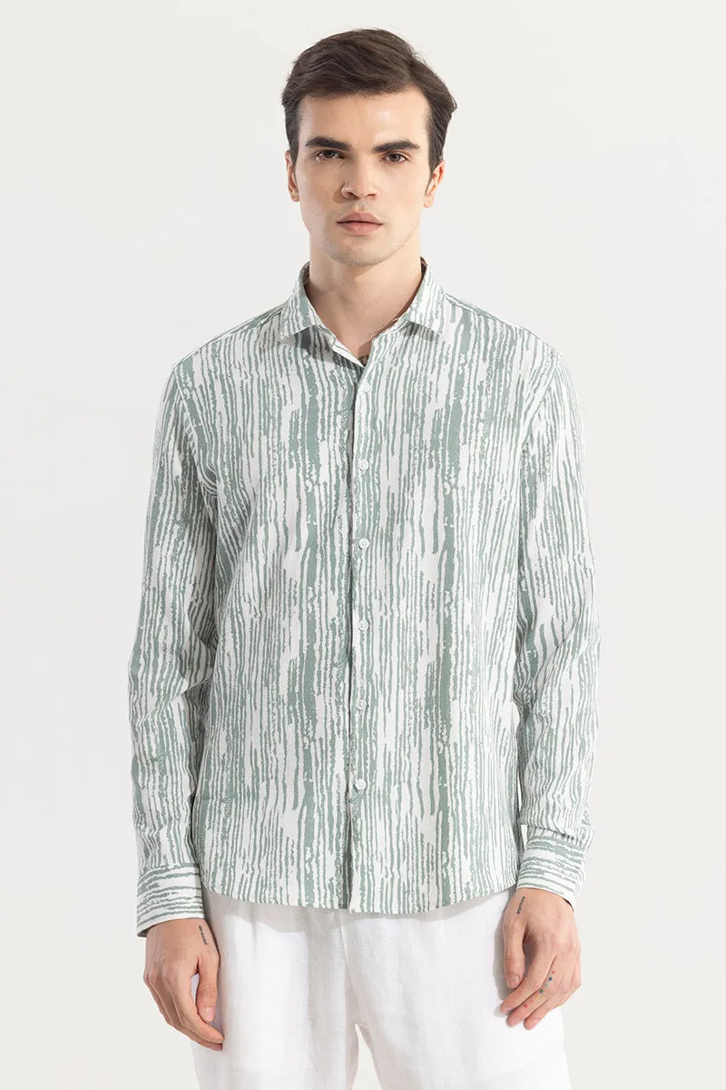 Strippy Lines Green Shirt