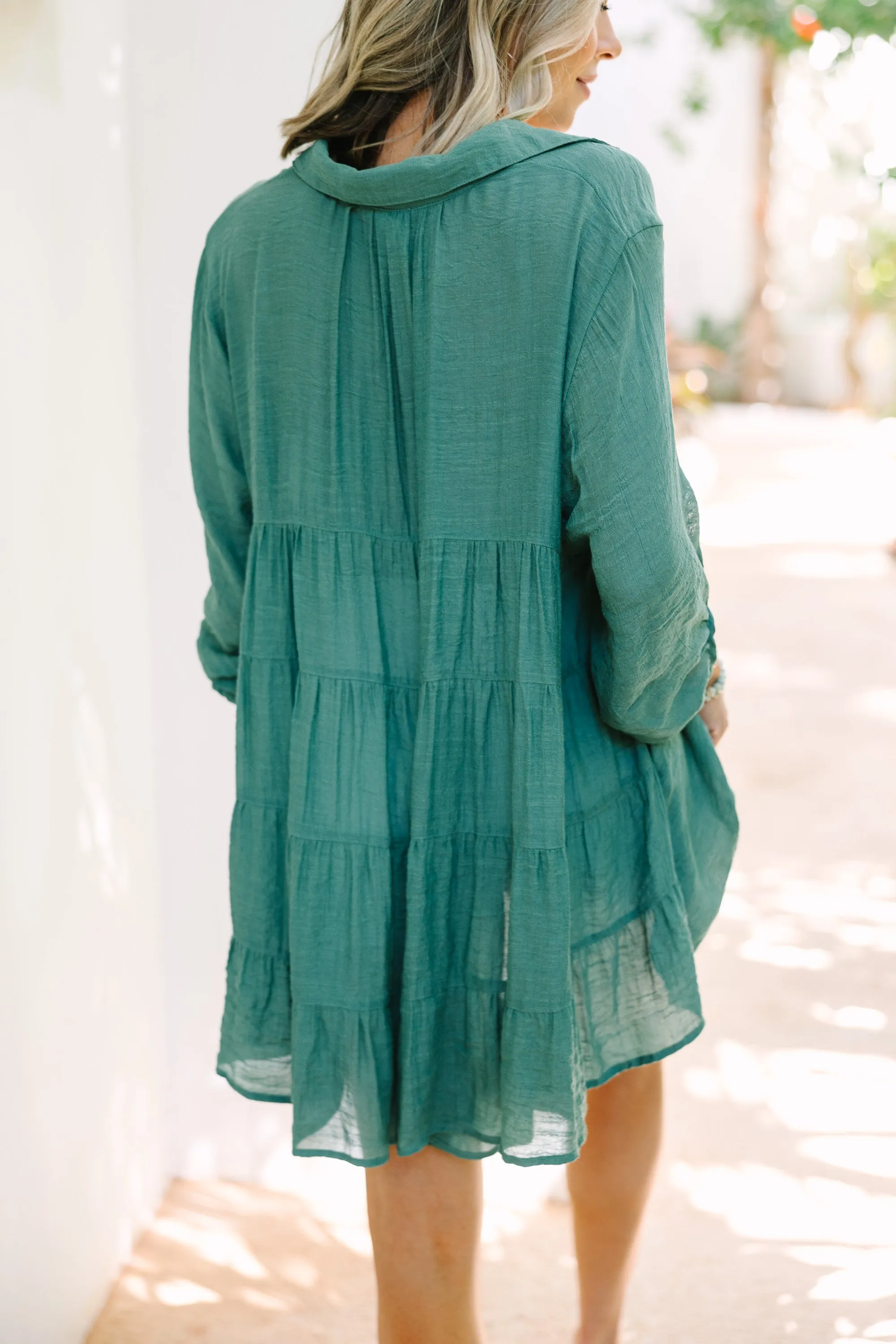 Take Me There Lagoon Green Tunic