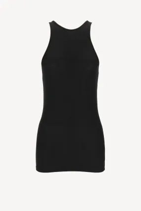 Tank Top Reverse Racer in Schwarz