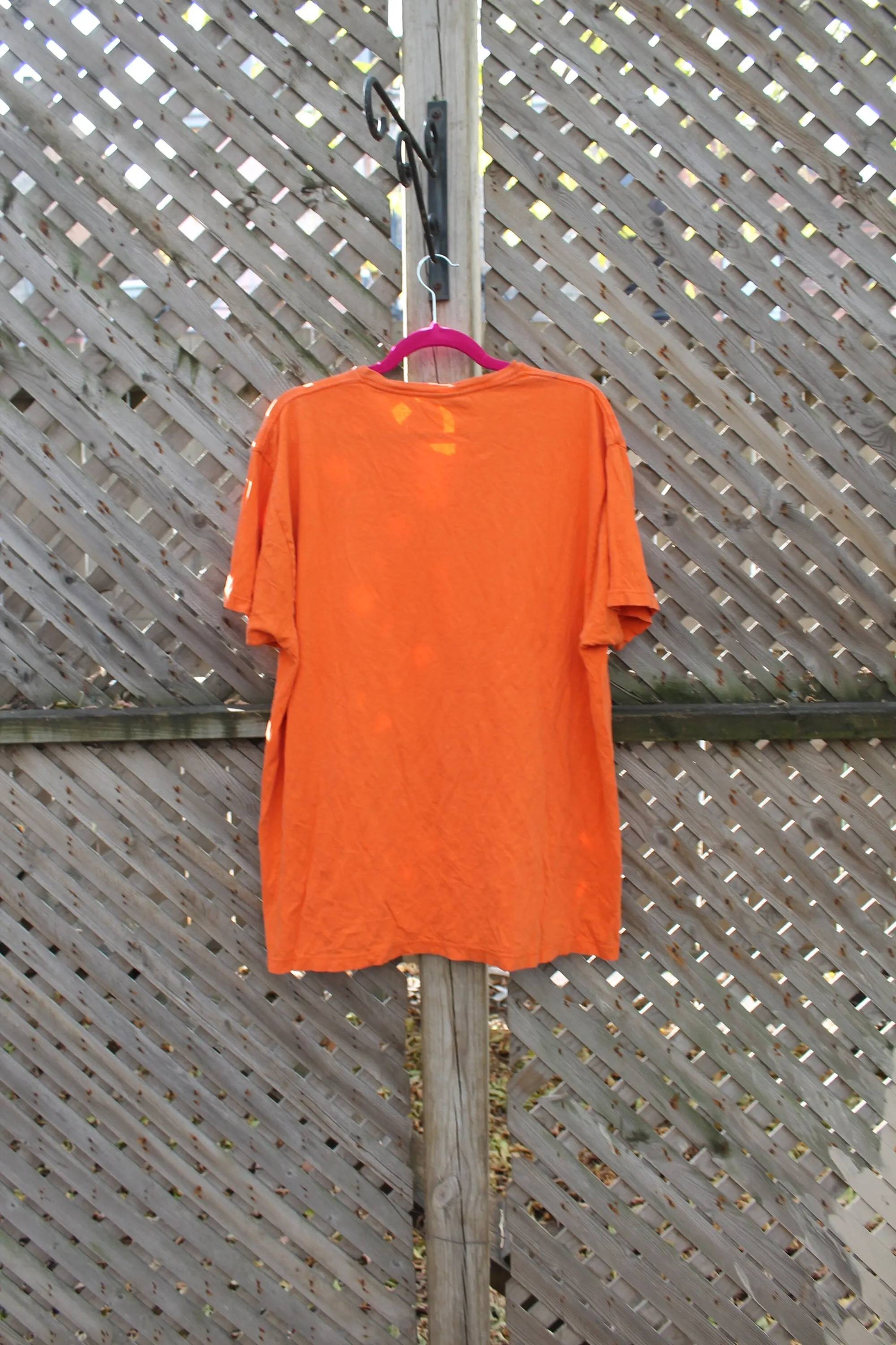 Vintage 1990s Polo Ralph Lauren Graphic T Shirt / Vintage Ralph Lauren / Streetwear / Orange T Shirt / 90s Polo / Polo Jeans Co