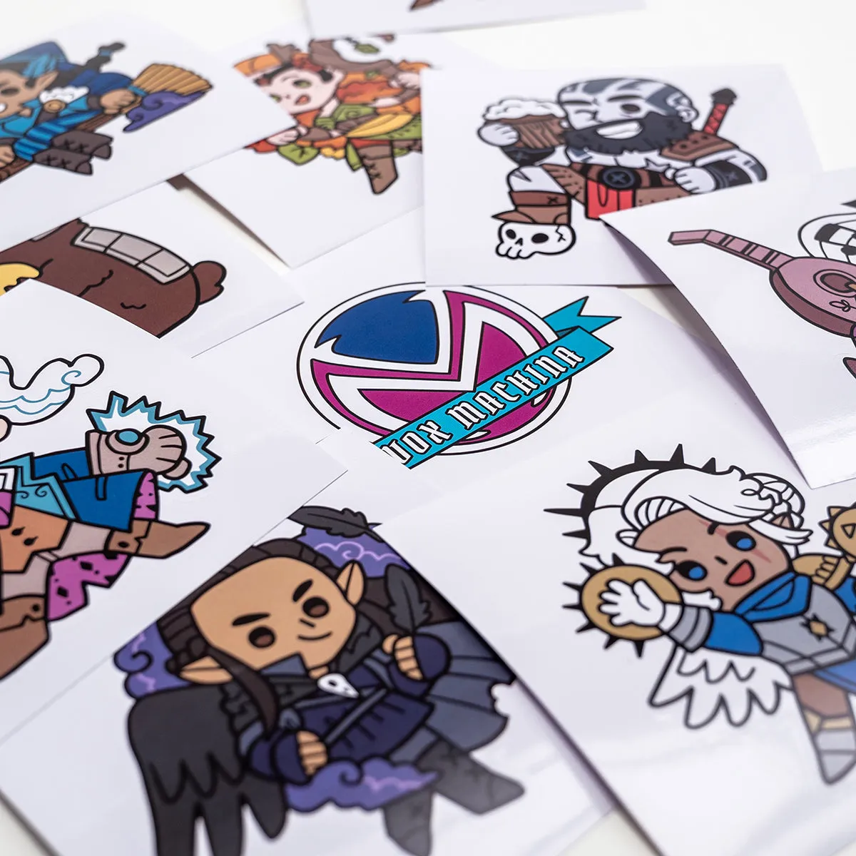 Vox Machina Chibi Vinyl Decals Set 10-Pack