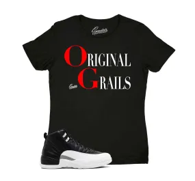 Womens Playoff 12 Shirt - Original Grails - Black