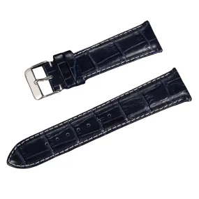 ZLB006DBS Zink Women's Crocodile Embossed Strap